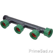 Гребенка прямая на 3 клапана 1" IRRITEC Гребенка прямая на 3 клапана 1" IRRITEC