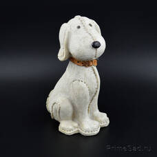 Декоративная фигура Собака с ошейником