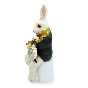 Фигура декоративная Мартовский кролик с часами