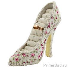 Подставка для украшений Туфелька в цветочек