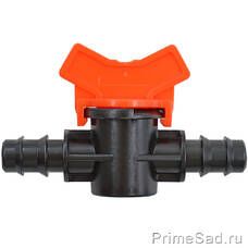 Кран для трубки 16мм Green Helper MV0116