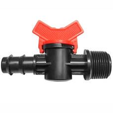 Кран 1/2"нар х 20мм Green Helper TV011220