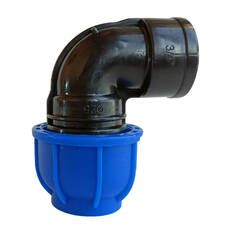 Муфта компрессионная угловая 25xВ3/4" FlexyPlast