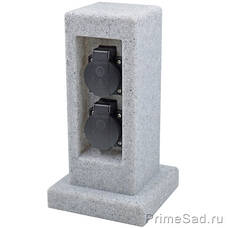 Садовая розетка уличная двойная GLQ-4RK Садовая розетка уличная двойная GLQ-4RK
