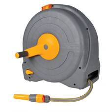 Катушка HoZelock 2494 Pro c закрытым корпусом 1/2" 40м, коннекторами и наконечником для шланга Катушка HoZelock 2494 Pro c закрытым корпусом 1/2" 40м, коннекторами и наконечником для шланга