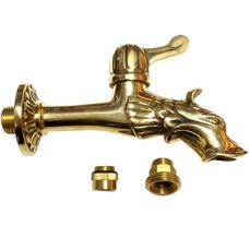 Кран латунный садовый "Дракон" Boutte