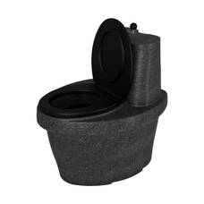 Туалет торфяной Rostok черный гранит Туалет торфяной Rostok черный гранит