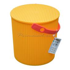 Ведро-стул BAMBINI 10л желтое Изумруд