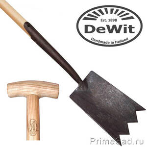 Лопата садовая "Зубы акулы" DeWit 8308