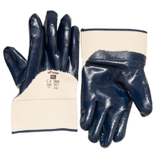 Перчатки х/б с нитриловым гладким покрытием 10/XL SKRAB 27665