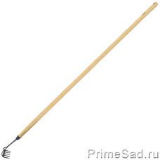 Грабли садовые малые на ручке 140см DeWit 3465