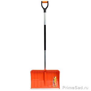 Лопата для снега широкая Каракум оранж